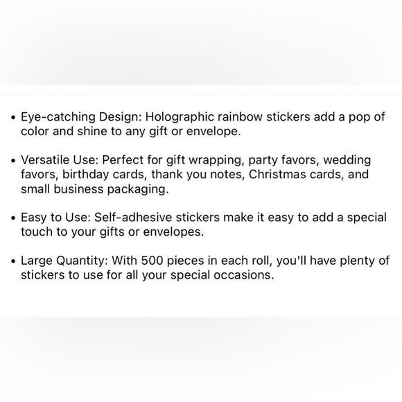 Thank you stickers 500 pcs - Picture 6 of 6